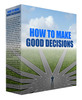 Thumbnail How to Make Good Decisions Podcast Thumbnail How to Make Good Decisions Podcast