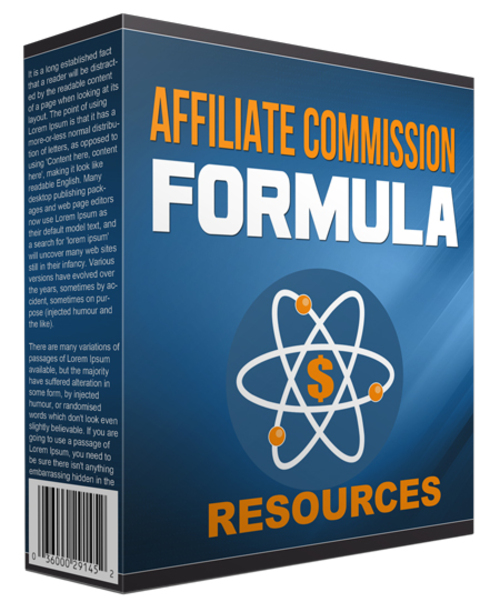 Product picture Affiliate Commission Formula