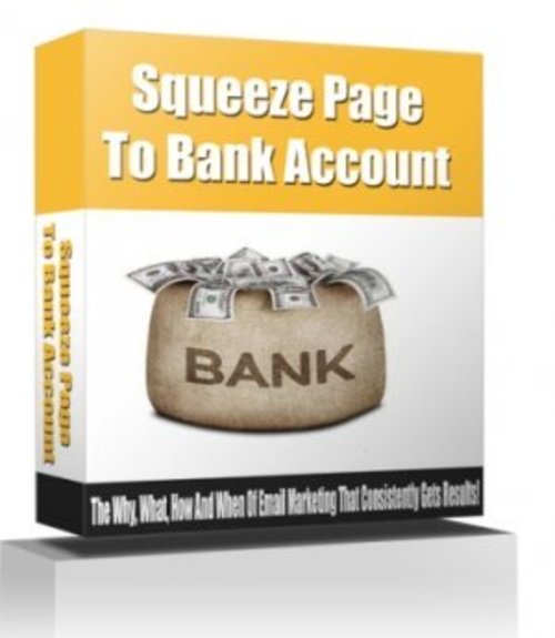 Product picture Squeeze Page To Bank Account
