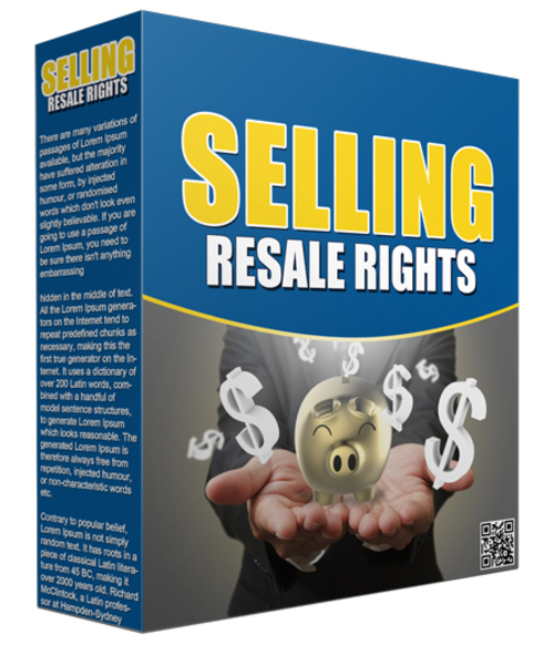 Product picture Selling Resale Rights 