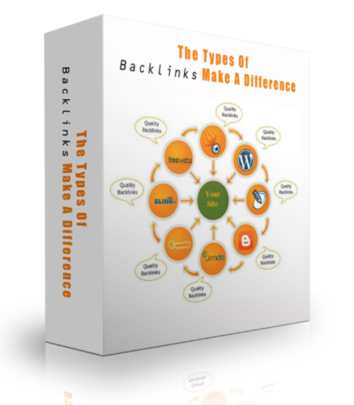 Product picture The Types Of Backlinks Make A Difference